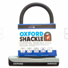 Load image into Gallery viewer, Bike D Lock Oxford Essential Shackle 12 245mm Motorbike Cycle Security

